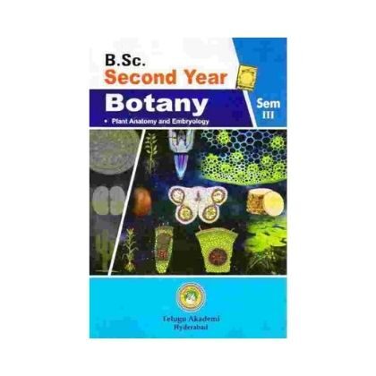 BSc Botany 2 Year Sem III Plant Atonomy and Embriology Telugu Academy