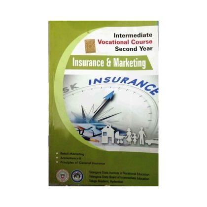 Intermediate Vocational Course  II year Insurance &  Marketing Telugu Academy