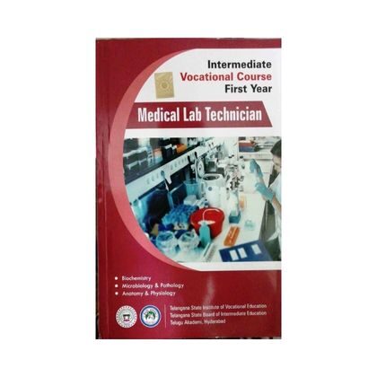 Intermediate Vocational Course  I year Medical Lab Technician MLT Telugu Academy