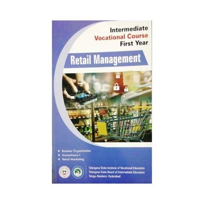 Intermediate Vocational Retail Management I Year Telugu Academy