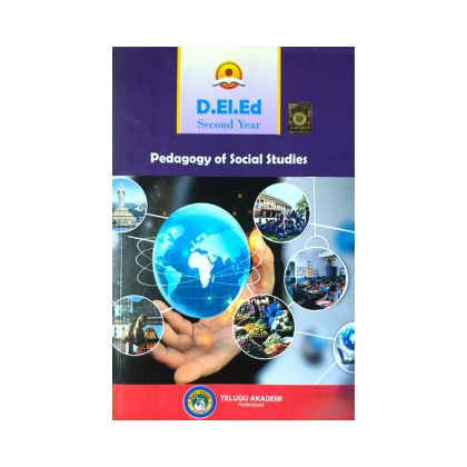 DElEd second year Pedagogy of Social Studies Textbook by Telugu Academy